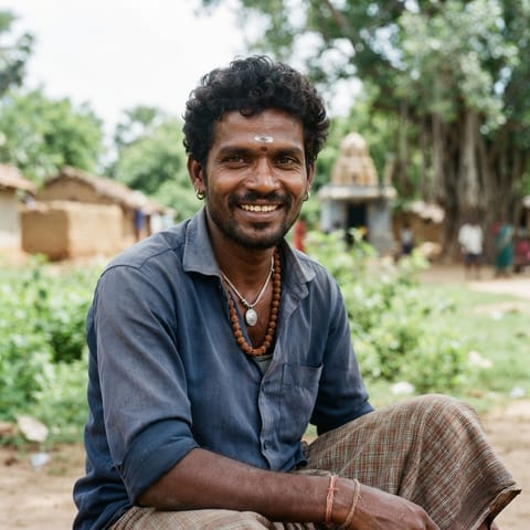 رسم توضيحي مُولَّد بالذكاء الاصطناعي يمثّل شعب Jati Pillai