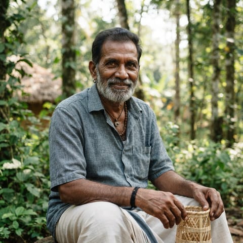 AI-generated illustration representing the Thachanad Moopan people