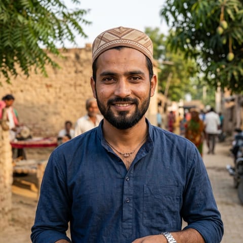 رسم توضيحي مُولَّد بالذكاء الاصطناعي يمثّل شعب Nayak Muslims