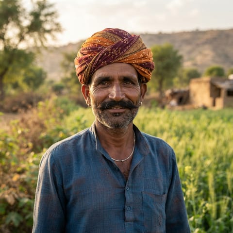 AI-generated illustration representing the Kharwal people