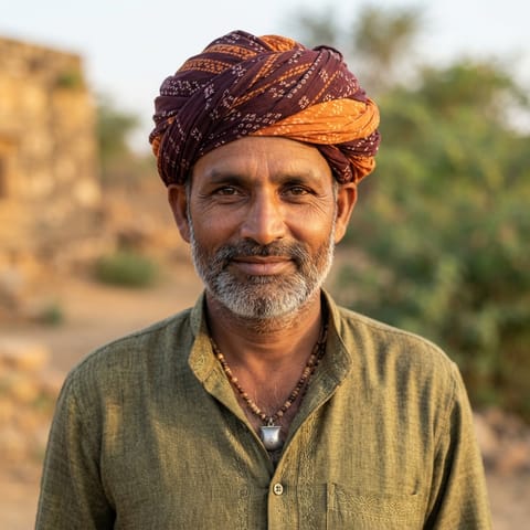 Illustration générée par IA représentant le peuple Bhopa