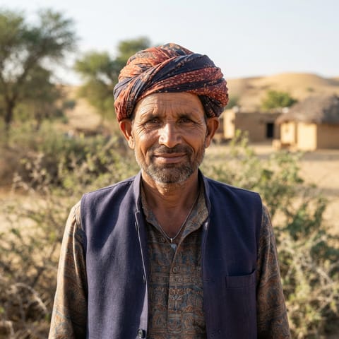 AI-generated illustration representing the Bhutta people