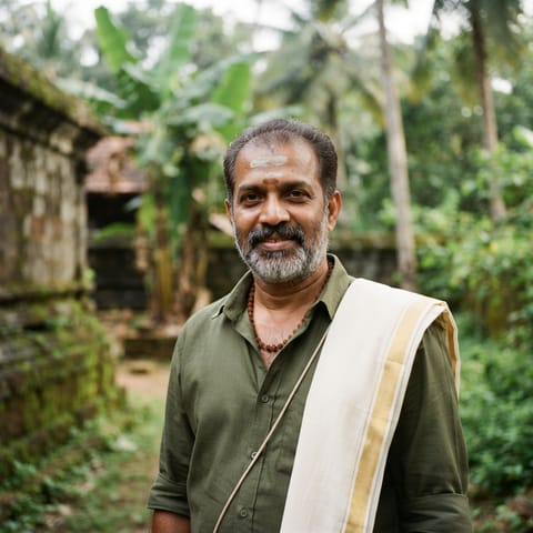 AI-generated illustration representing the Cakkyar Nambiyar people
