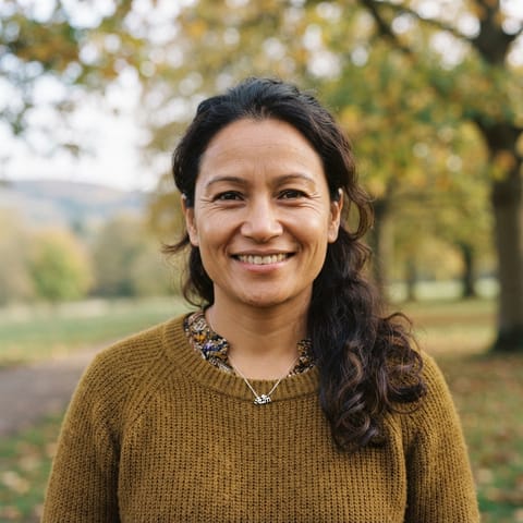 AI-generated illustration representing the Nepalis people