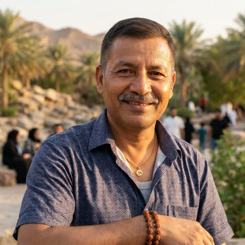 AI-generated illustration representing the Nepalis people