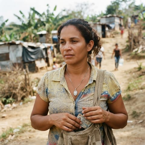 AI-generated illustration representing the Venezuelans people