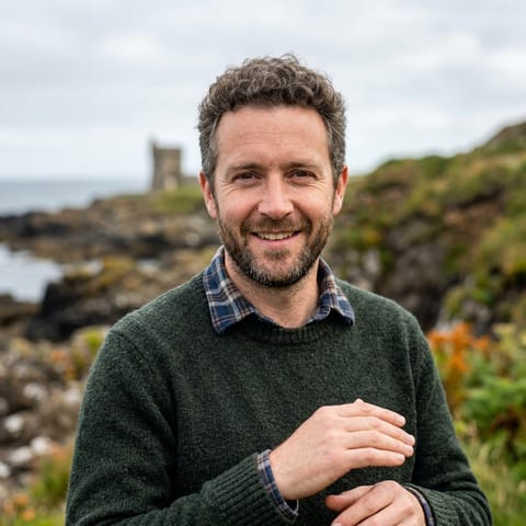 AI-generated illustration representing the Deaf Manx people