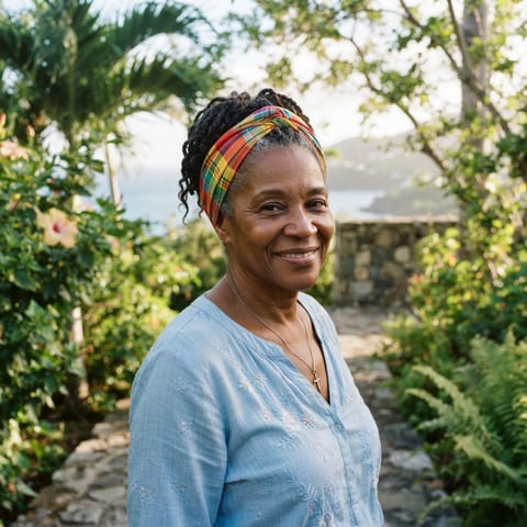 AI-generated illustration representing the Virgin Islanders people