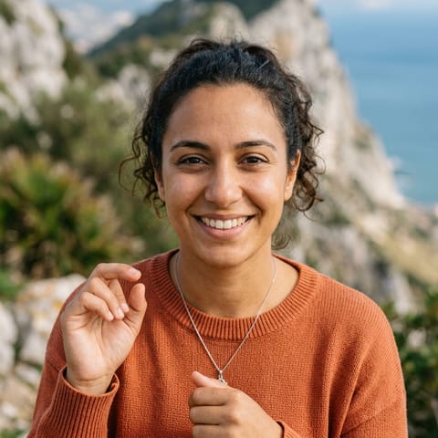 AI-generated illustration representing the Deaf Gibraltarians people