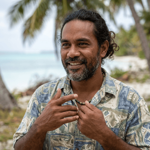AI-generated illustration representing the Deaf Cocos Islanders people
