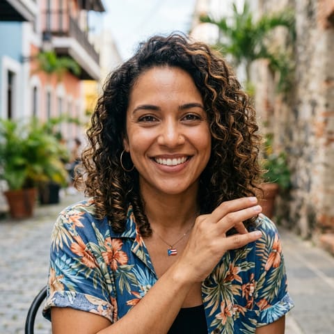 AI-generated illustration representing the Deaf Puerto Ricans people