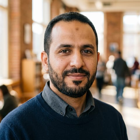 AI-generated illustration representing the Hadrami Arabs people