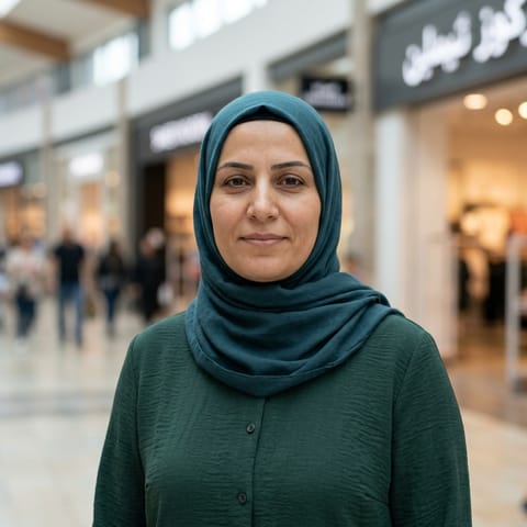 AI-generated illustration representing the Behdini Kurds people