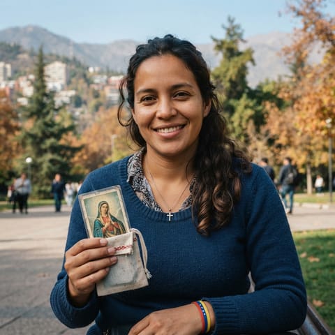 AI-generated illustration representing the Venezuelans people