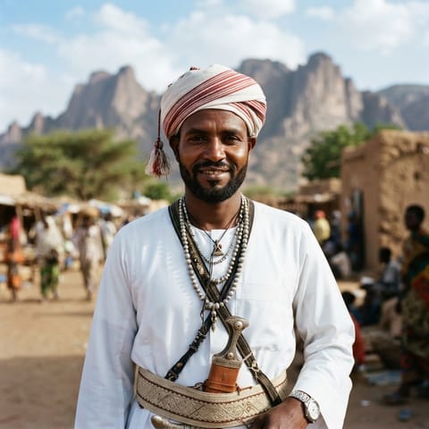 AI-generated illustration representing the Kudur people