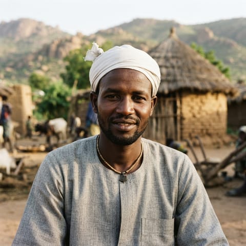 AI-generated illustration representing the Shawafna people