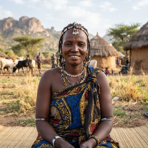 AI-generated illustration representing the Mirisia Zuruk people