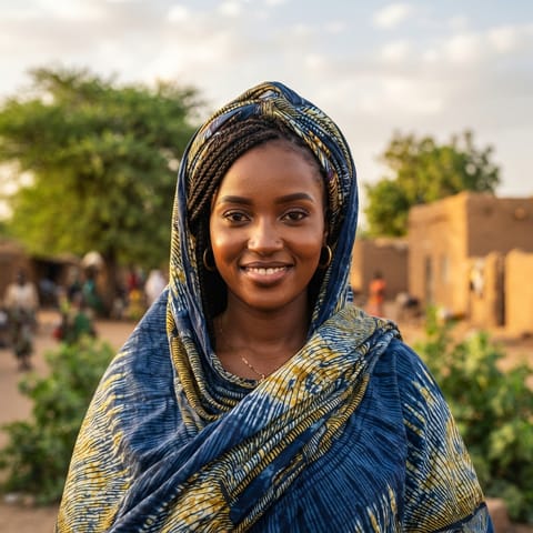 AI-generated illustration representing the Farla people