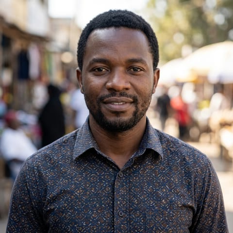 AI-generated illustration representing the Tanzanians people