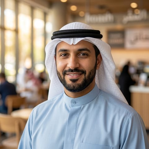 AI-generated illustration representing the Kuwaiti Arabs people