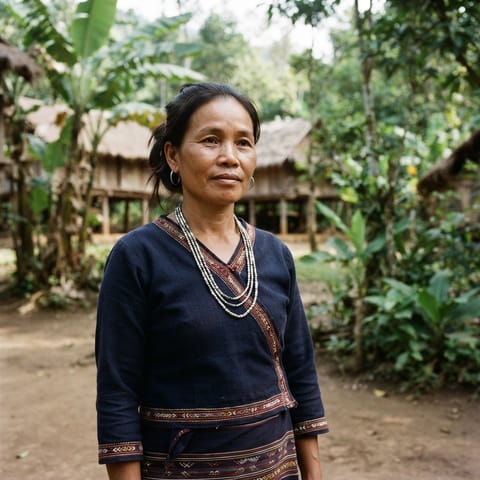 AI-generated illustration representing the Katu Dak Kang people