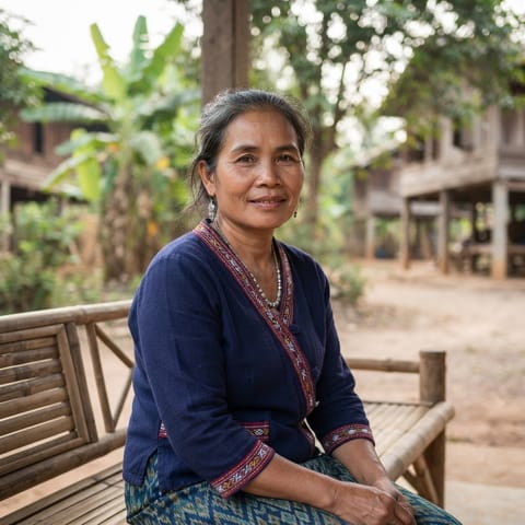 AI-generated illustration representing the Phuthai Angkham people