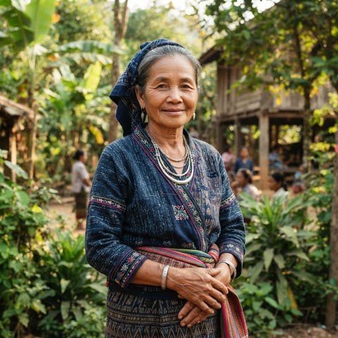 AI-generated illustration representing the Phutai Silur people