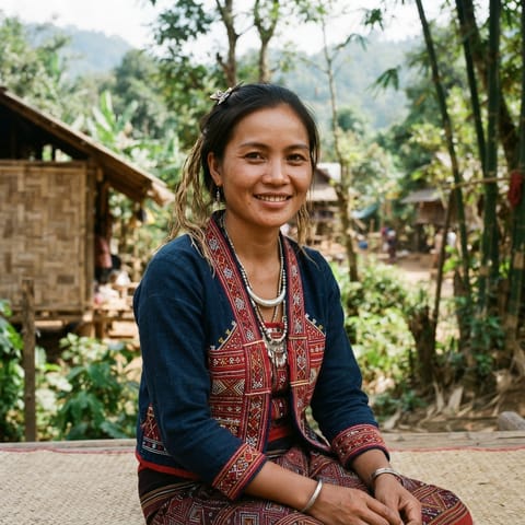 AI-generated illustration representing the Ta-Oy Haang people