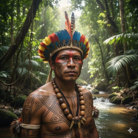 AI-generated illustration representing the Sapanawas people