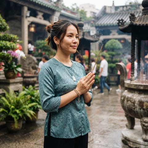 AI-generated illustration representing the Vietnamese people