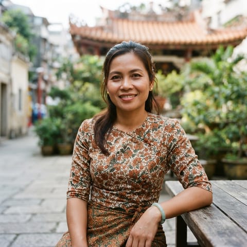 AI-generated illustration representing the Burmese people