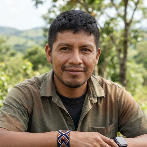 AI-generated illustration representing the Chiquitanos people
